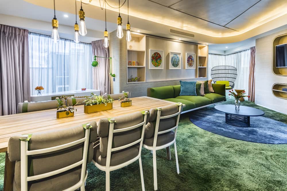 nHow London hotel interior with bespoke architectural LED lighting design